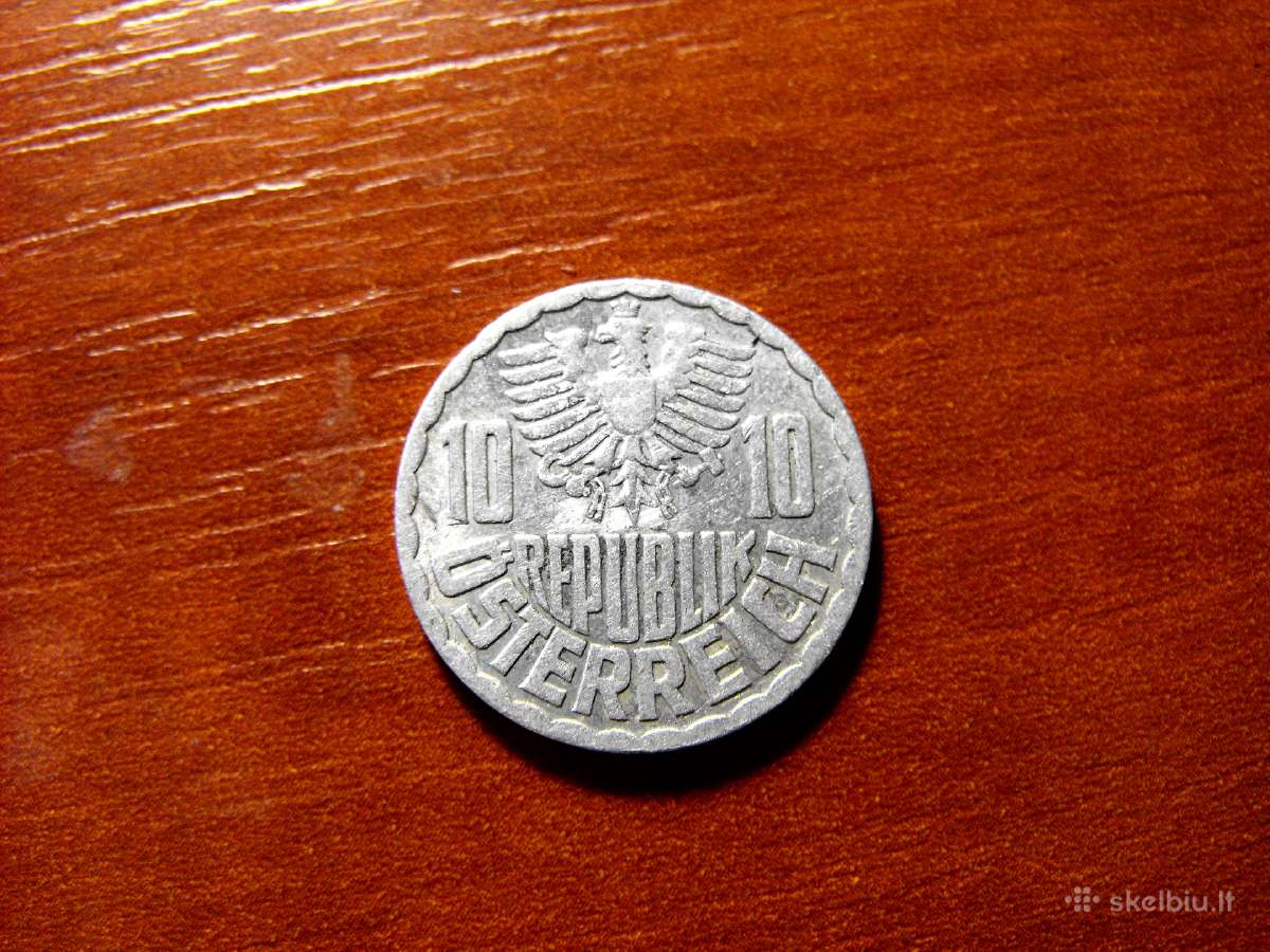 Austrija 1955 10 groschen - nuotraukos Nr. 2