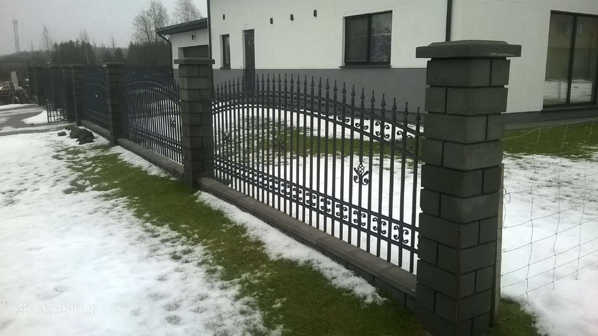Tvoros blokeliai stulpai tvoralente žaliuzinė tvor - nuotraukos Nr. 3