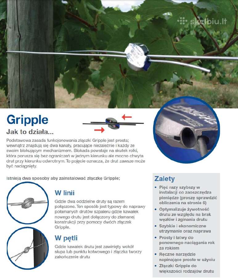 Gripple vielos įtempejai, įrankiai, inkarai ,smaig - nuotraukos Nr. 10