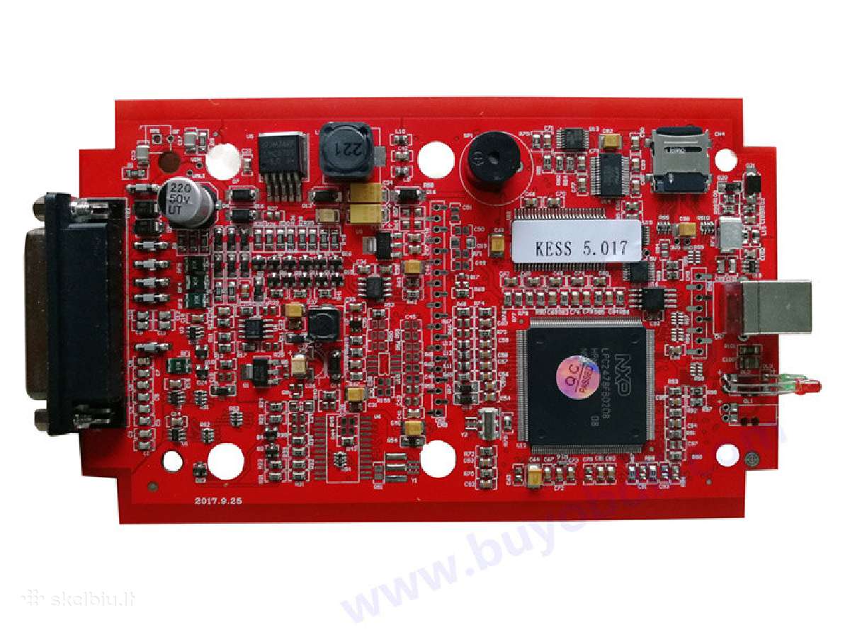 Kess V5.017 2.53 chip tiuning irenginys Raudona - nuotraukos Nr. 3