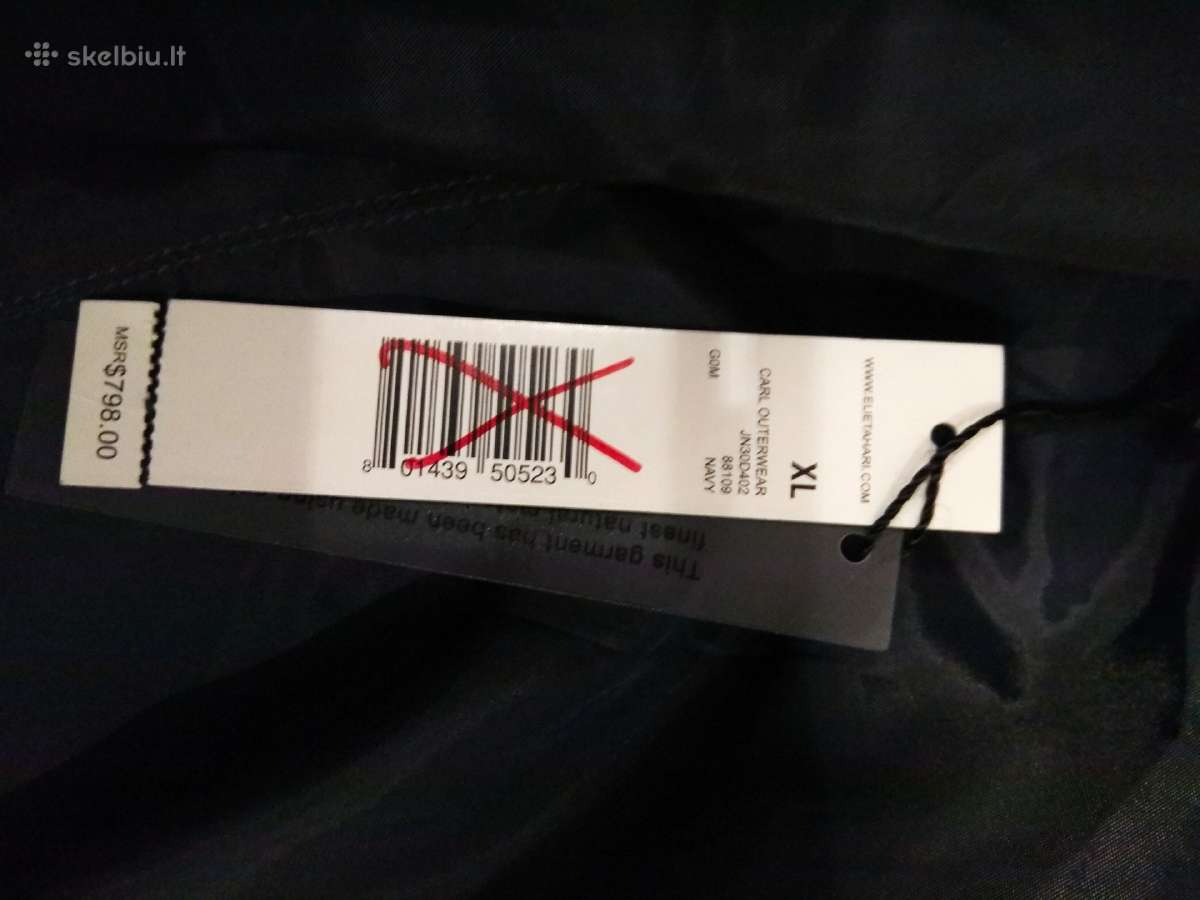 Elie Tahari naturalios eriuko odos vyriska striuke - nuotraukos Nr. 12