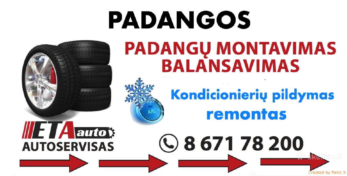 Padangų montavimas-balansavimas Vilniuje Šeškinėje - nuotraukos Nr. 4