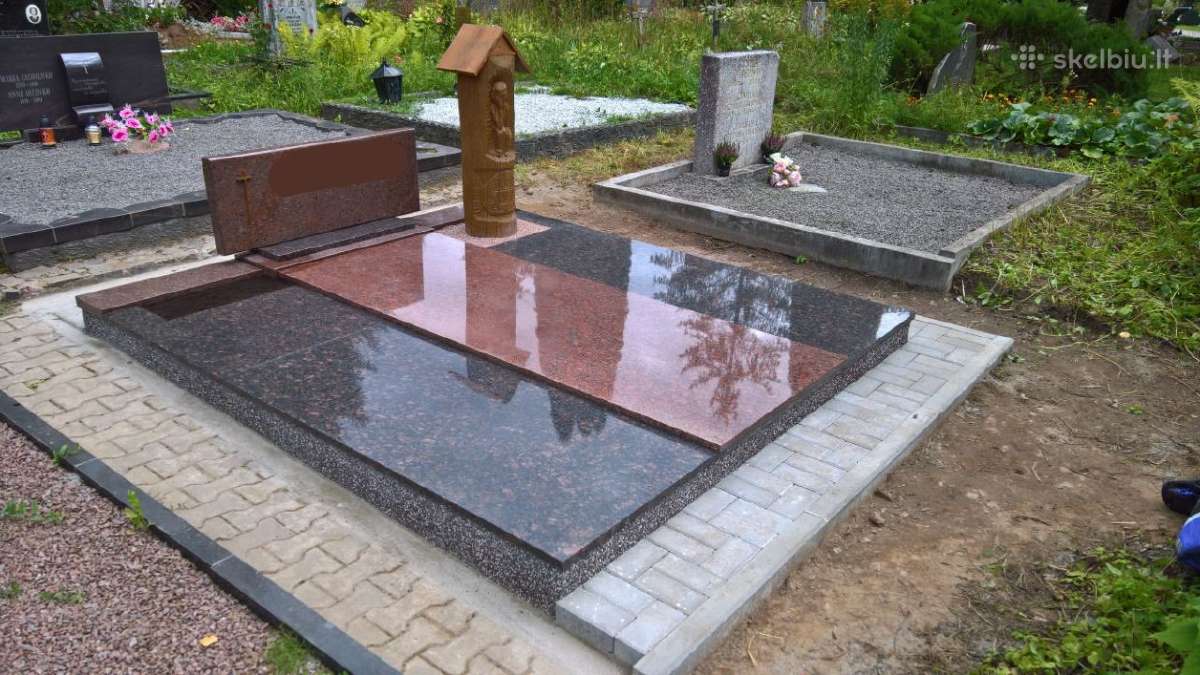 Antkapiniai Paminklai Kapų dengimas plokštėmis - nuotraukos Nr. 2