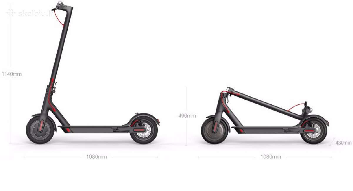 Xiaomi Scooter 4 Lite (2nd Gen) paspirtukas nauja - nuotraukos Nr. 4