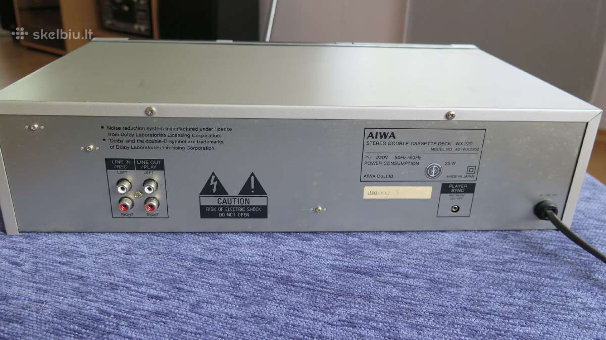 Aiwa Wx-220 - nuotraukos Nr. 5