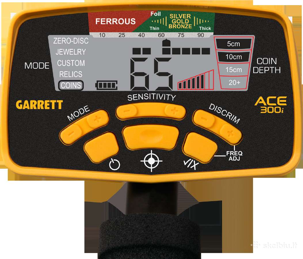 Garrett Ace 400i 10khz metalu detektorius - nuotraukos Nr. 6