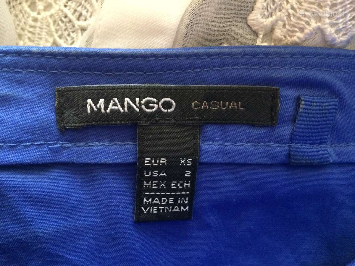 Mango mėlyna suknelė Xs - nuotraukos Nr. 4