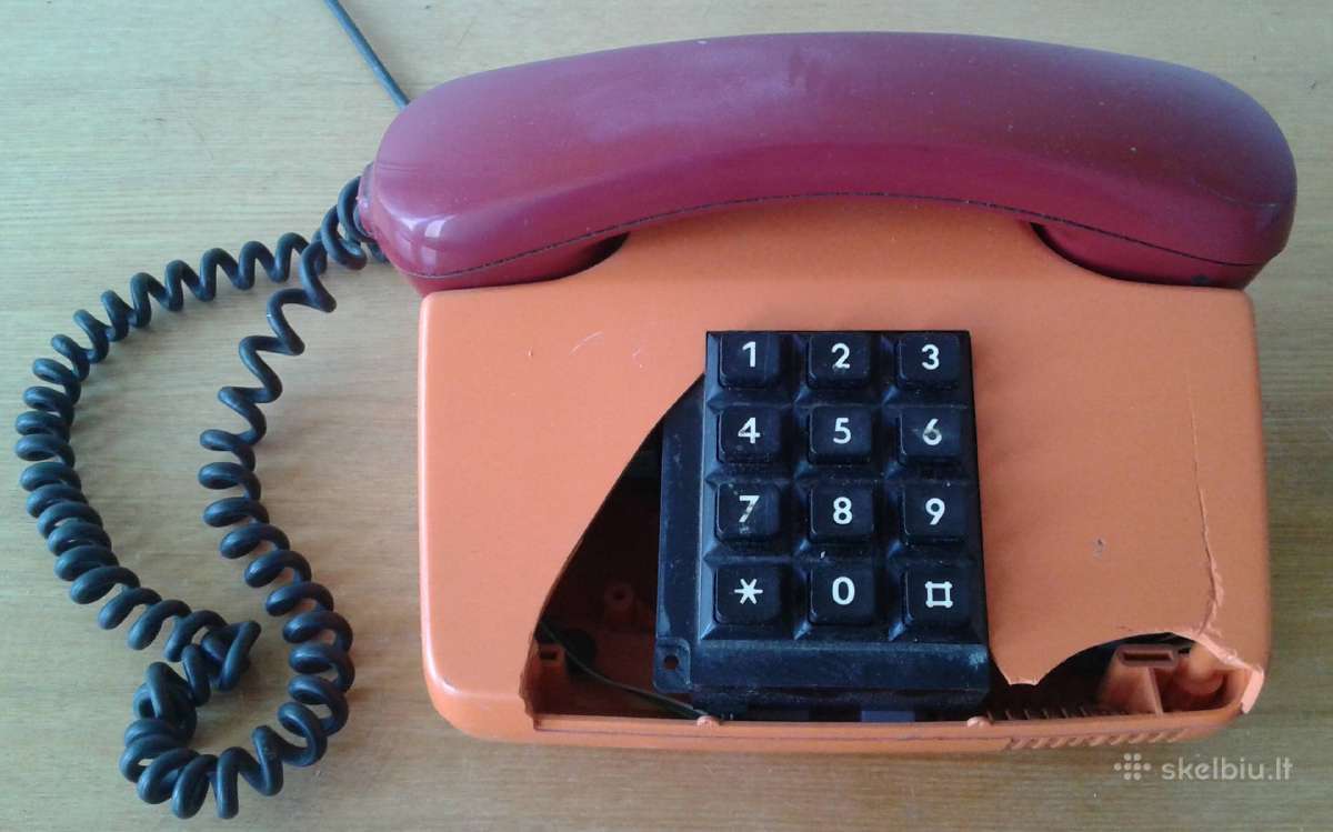 Vef telefonas, tinka detalem