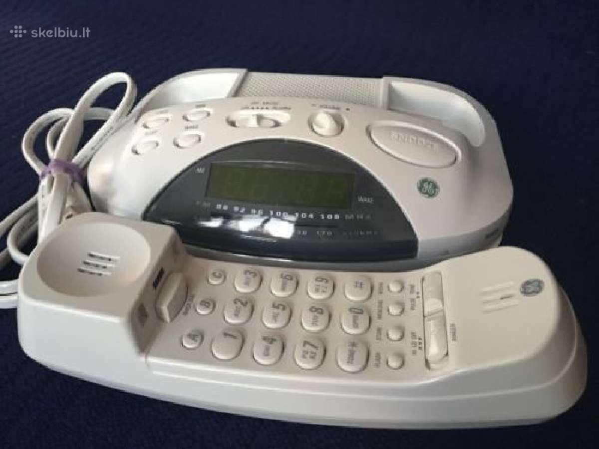 Miegamojo telefonas su radija ir žadintuvu - nuotraukos Nr. 2