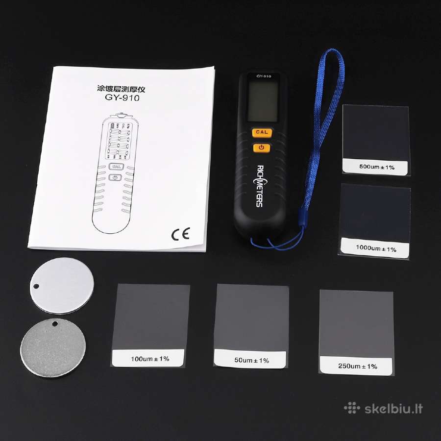 Įvairūs! Dažų storio matuoklis Gy910 - nuotraukos Nr. 4