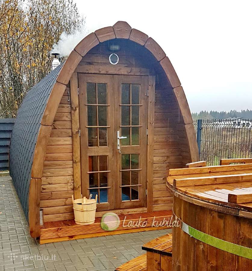 Lauko pirtis sauna - namukas 3m ilgio - nuotraukos Nr. 3