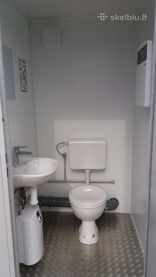 Dvigubas sanitarinis konteineris WC, tualetas - nuotraukos Nr. 3