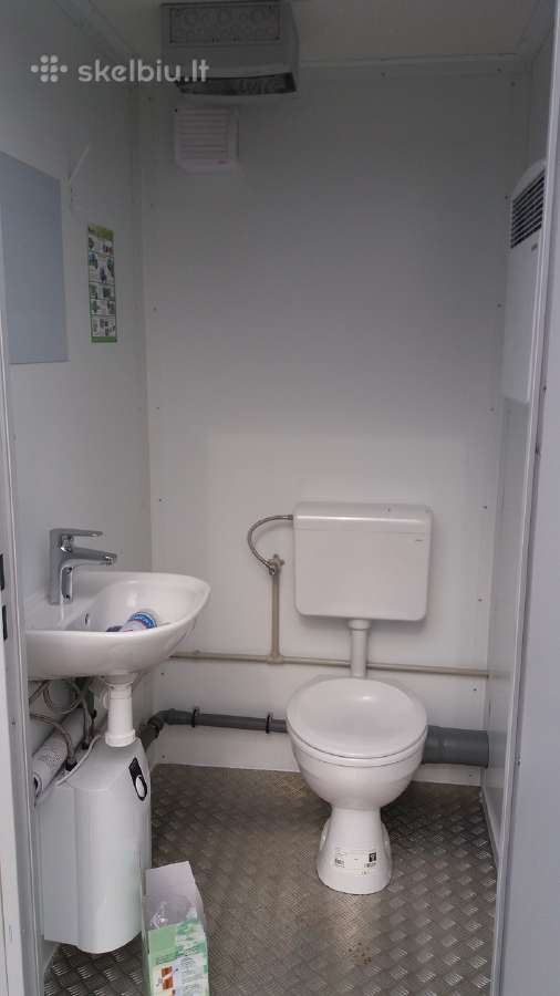 Dvigubas sanitarinis konteineris WC, tualetas - nuotraukos Nr. 4