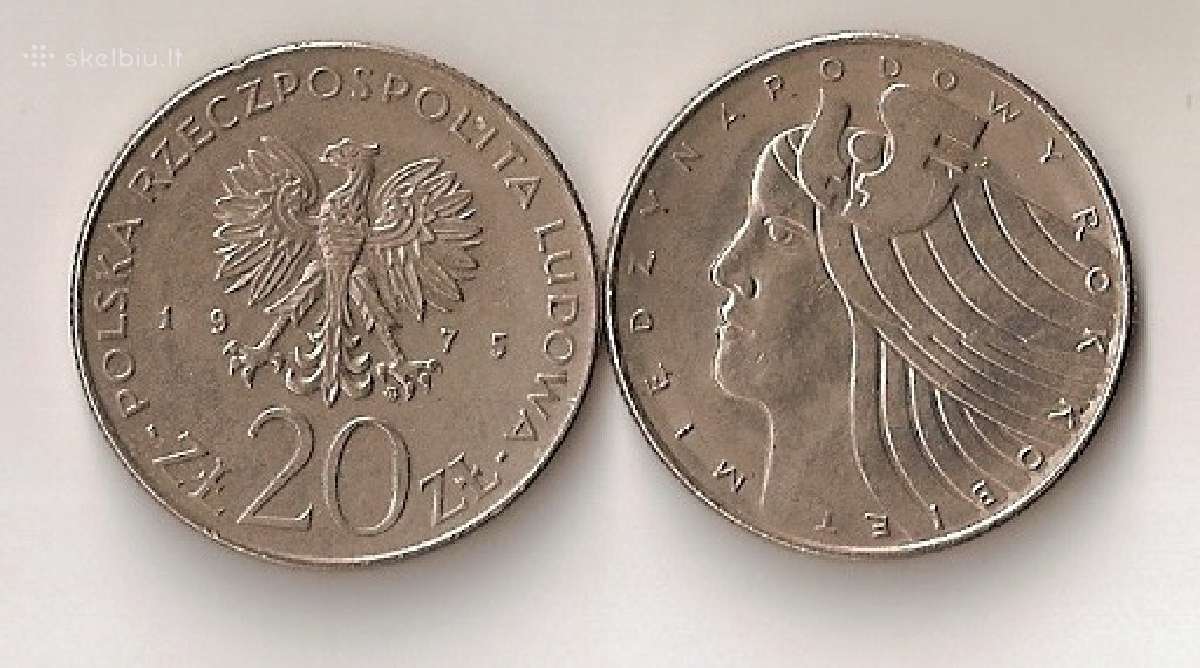 Lenkija 1975 20zl.miedzynarodowy rok kobiet