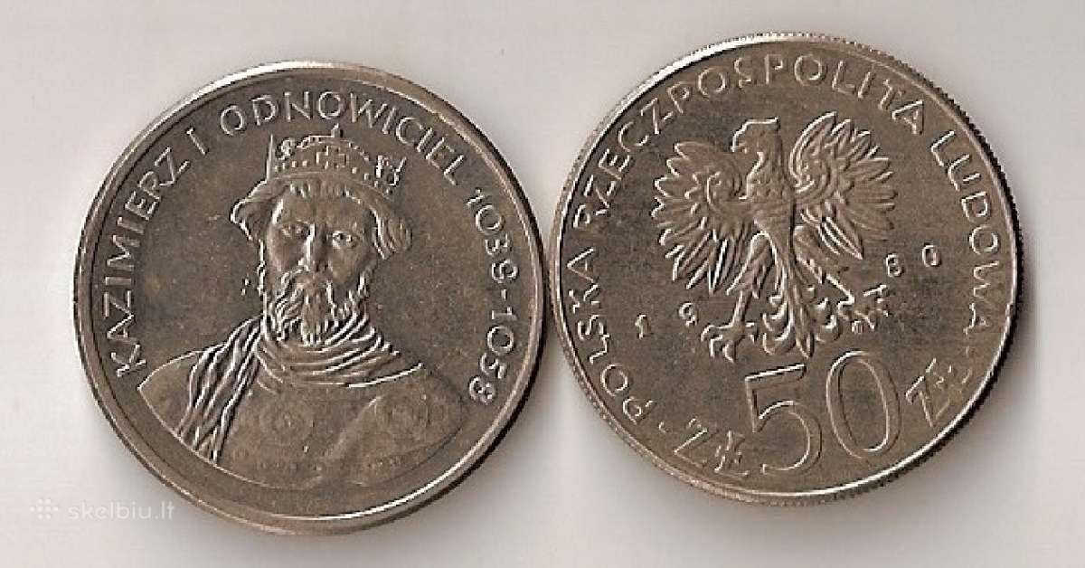 Lenkija 1980 50zl. Kazimierz I Odnowiciel
