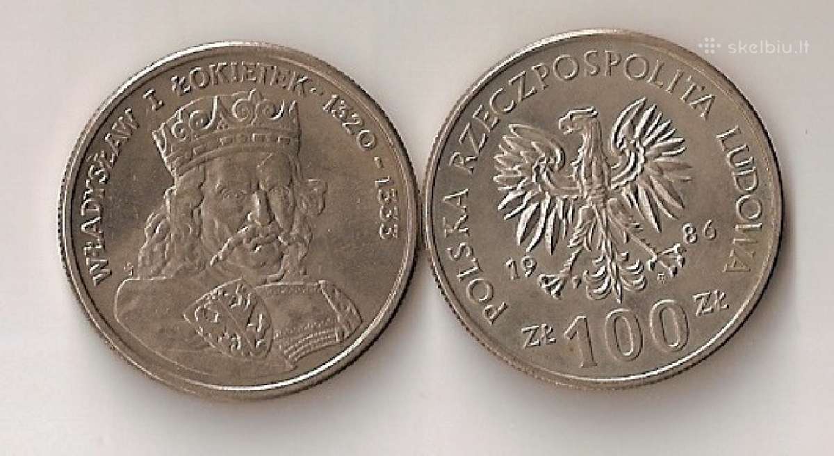 Lenkija 1986 100zl.wladyslaw I Lokietek