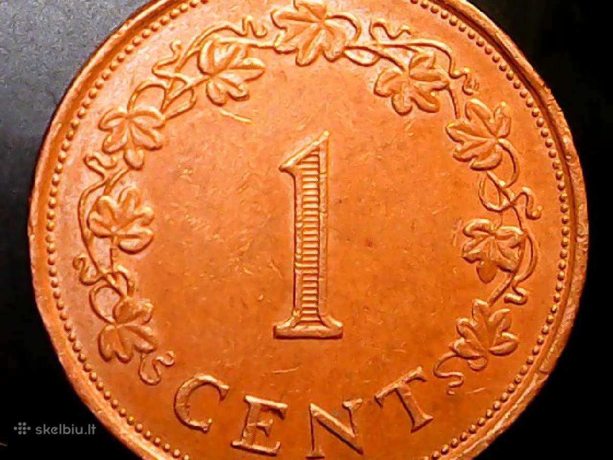 Malta 1 centas.1972/1977