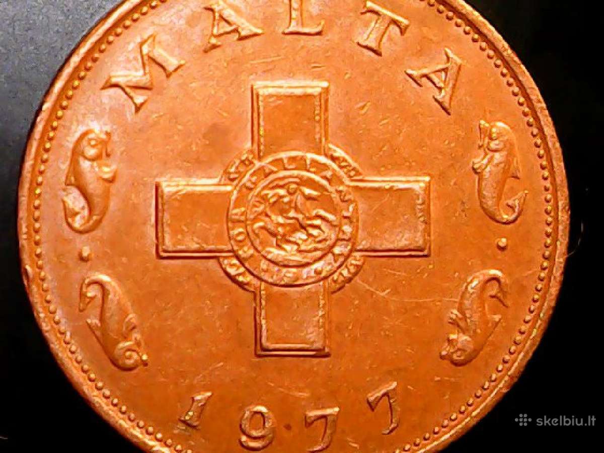 Malta 1 centas.1972/1977 - nuotraukos Nr. 2