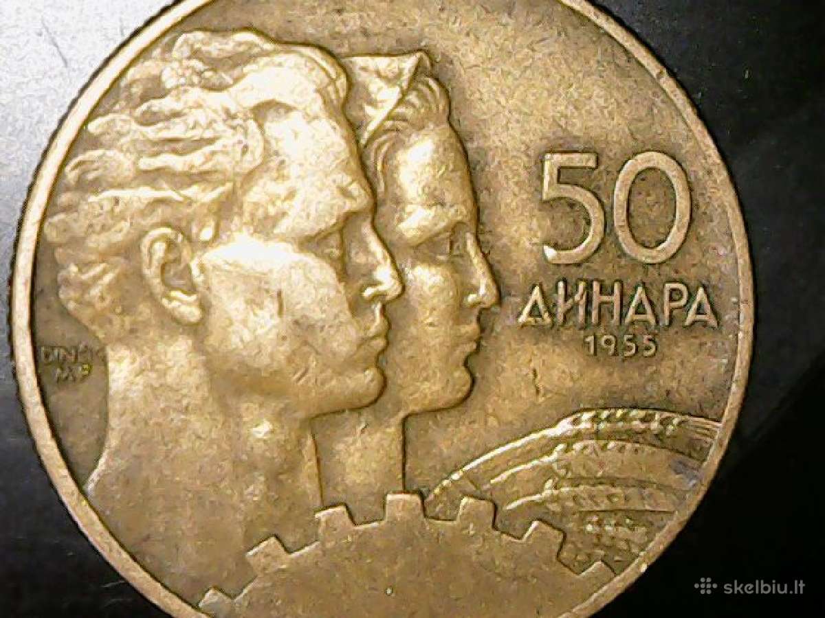 Jugoslavija Dinarai 1955-1990