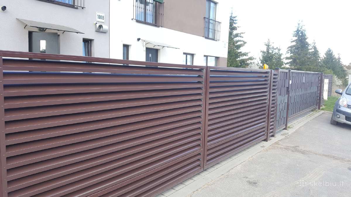 Tvorų tvėrimas montavimas Tvoros : - nuotraukos Nr. 15