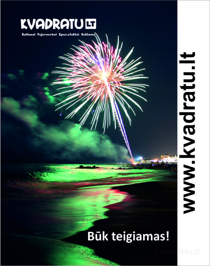 Profesionalūs fejerverkai Fejerverkai Kaune