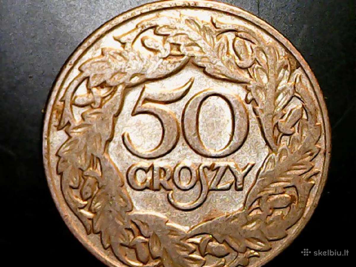 50 groszy.lenkija 1923