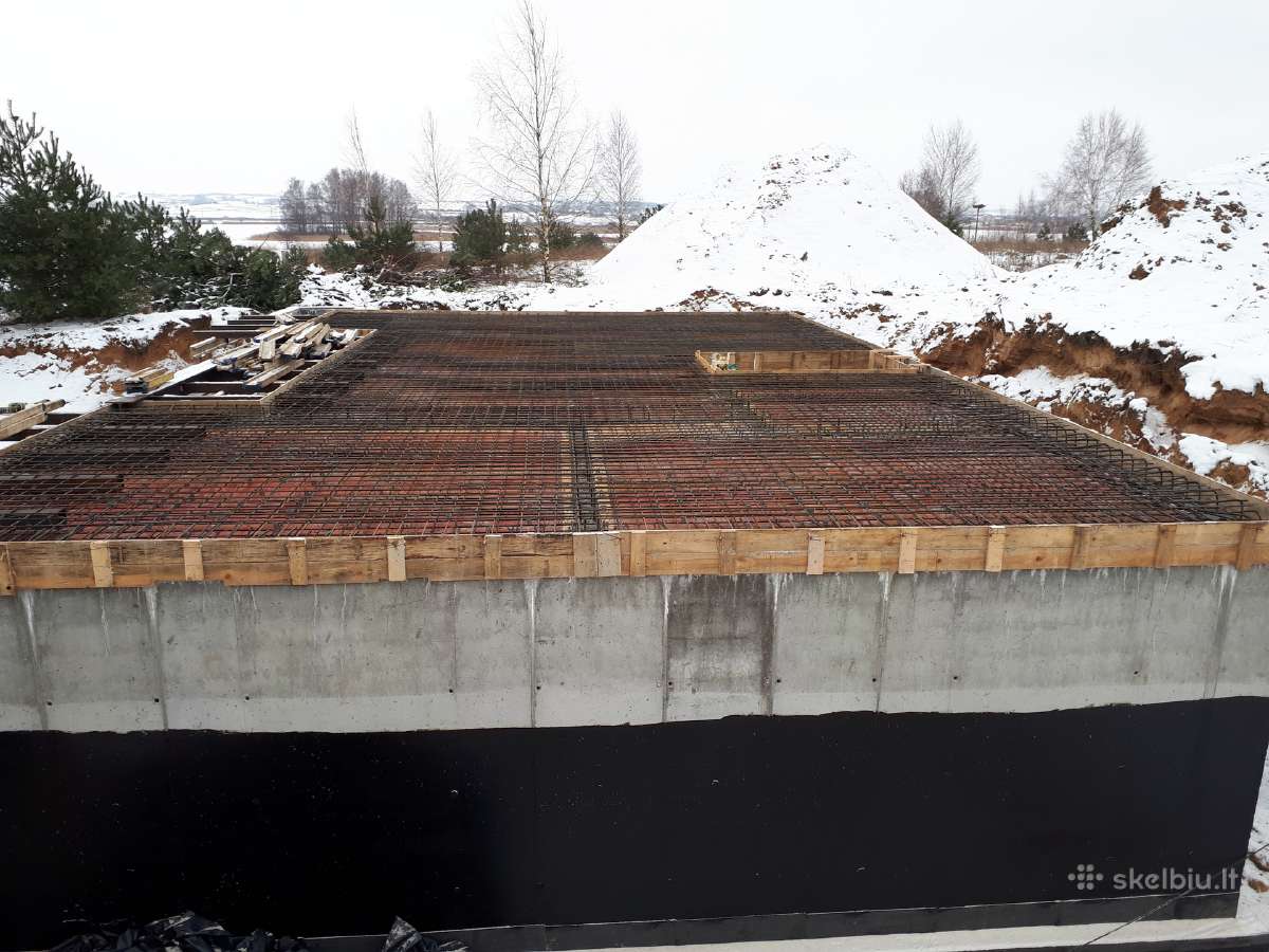 Pamatų įrengimas, betonavimas - nuotraukos Nr. 19