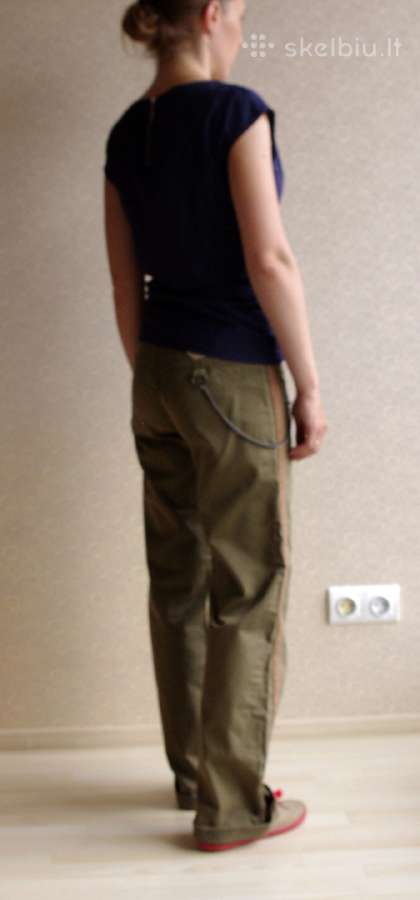 Chaki kelnės Only Jeans 32 - nuotraukos Nr. 3