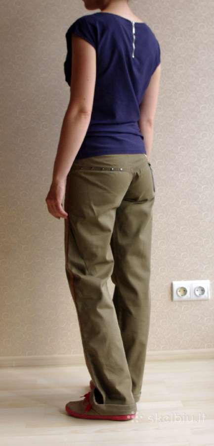 Chaki kelnės Only Jeans 32 - nuotraukos Nr. 4