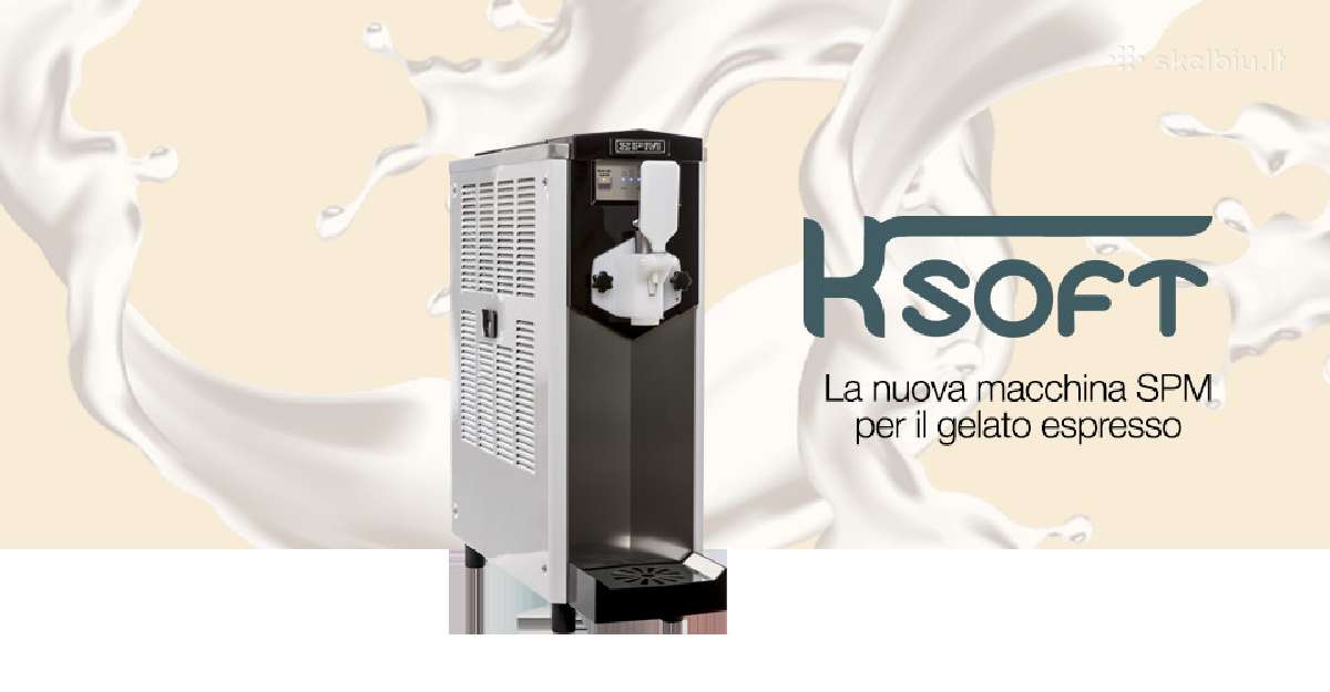 Minkštų ledų aparatai pagaminti Italijoje - nuotraukos Nr. 4