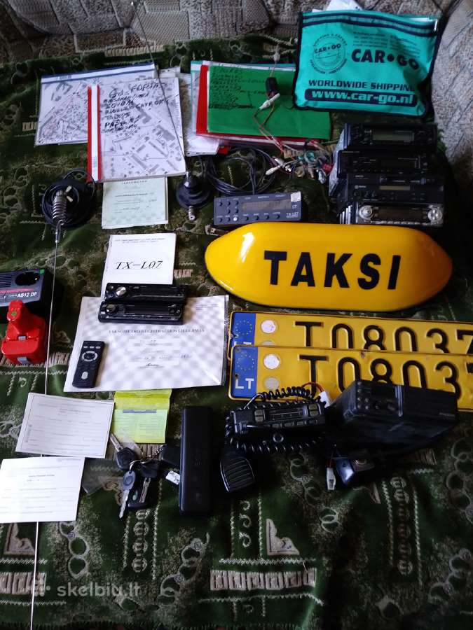 Taksį įranga,dokumentac.skirta-taksisto darbui ! - nuotraukos Nr. 5