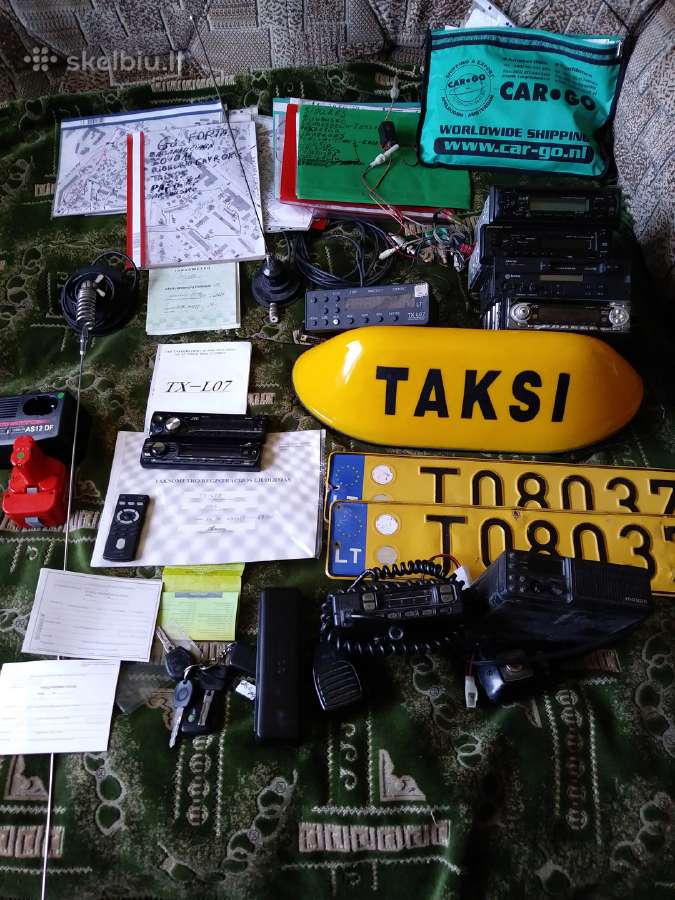 Taksį įranga,dokumentac.skirta-taksisto darbui ! - nuotraukos Nr. 8