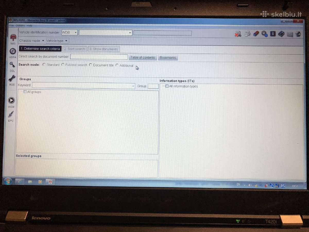 Xentry Mercedes sunkvežimių diagnostika