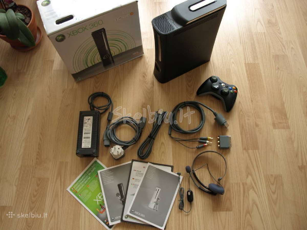 Su garantija Xbox360 Jasper 500gb Rgh 80 žaidimų - nuotraukos Nr. 2