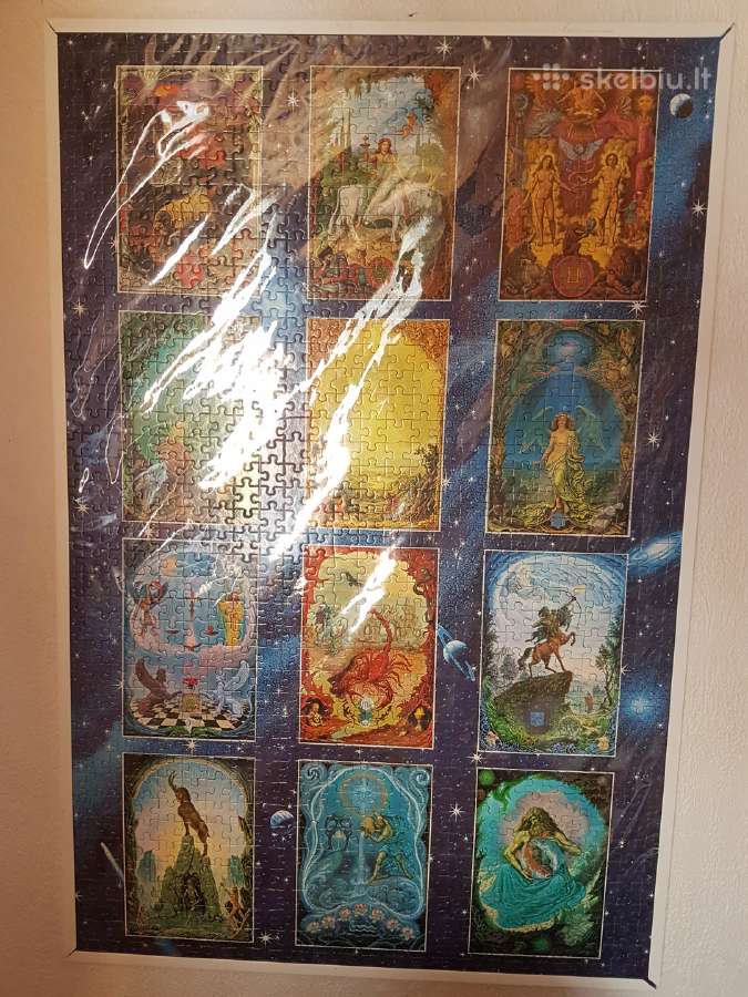 12 zodiako ženklu kolekcinis paveikslas iš Puzzle,