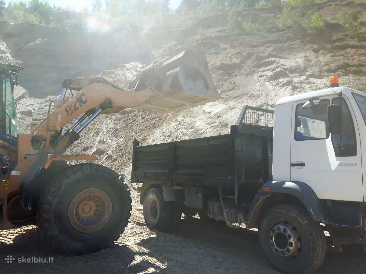 Žvyras smėlis skalda maltas betonas atsijos