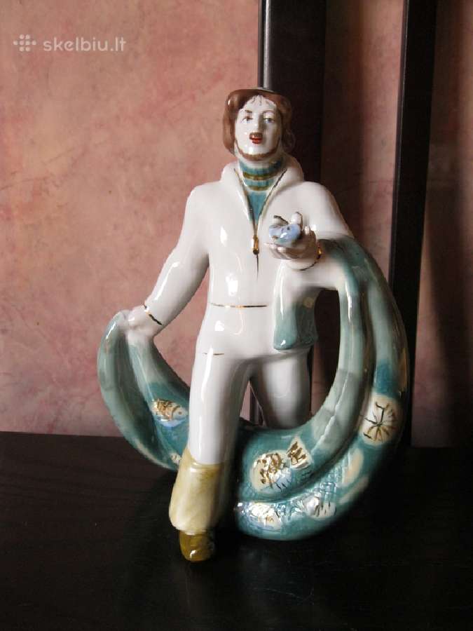 CCCP porceliano statulele zvejas.zr. foto