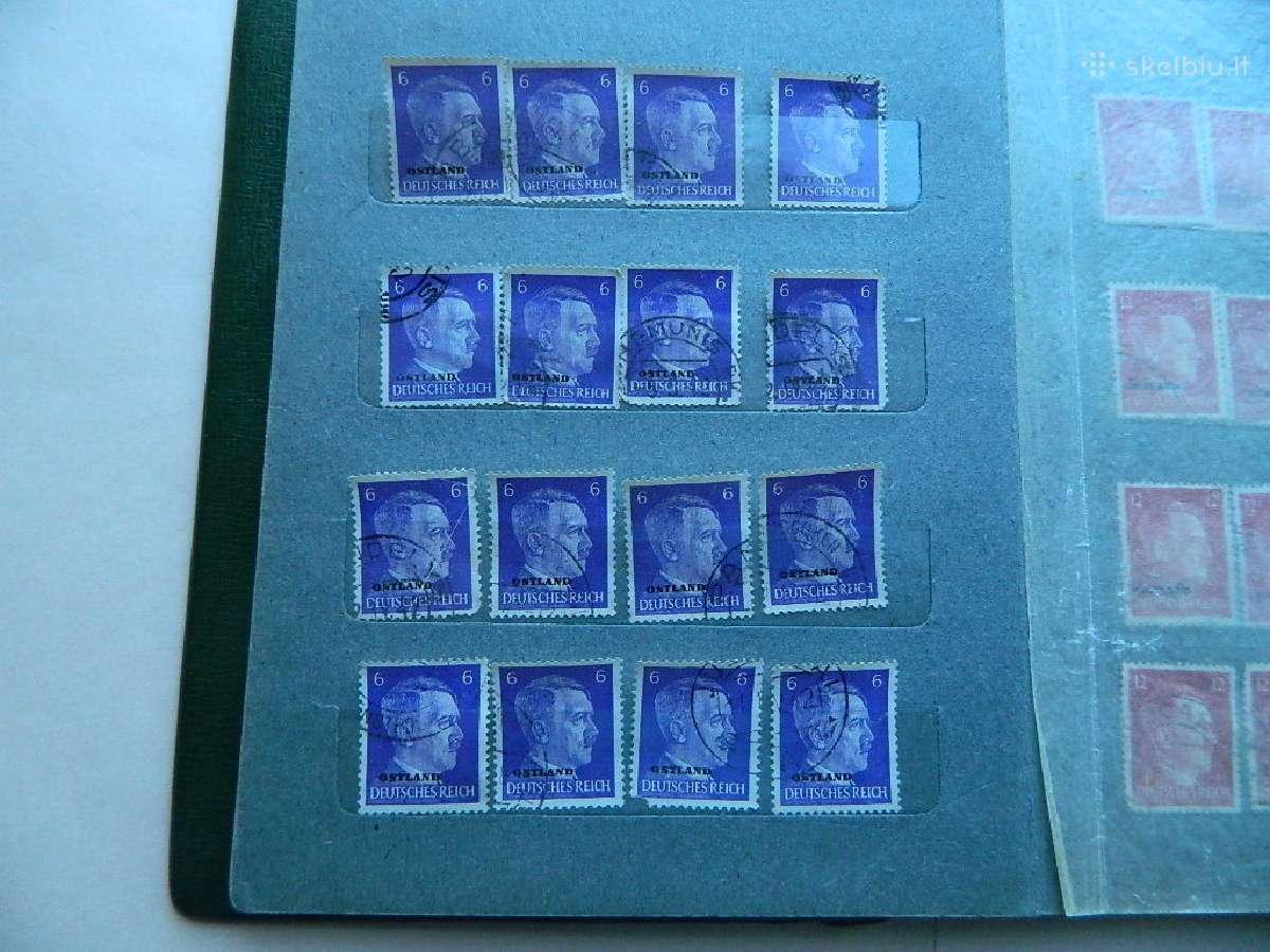 191 vnt.senoviniu pasto zenklu - nuotraukos Nr. 3