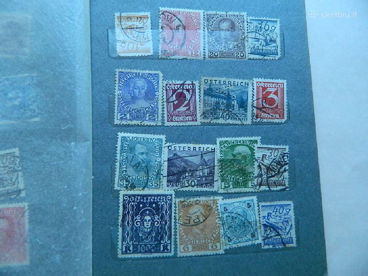 191 vnt.senoviniu pasto zenklu - nuotraukos Nr. 12