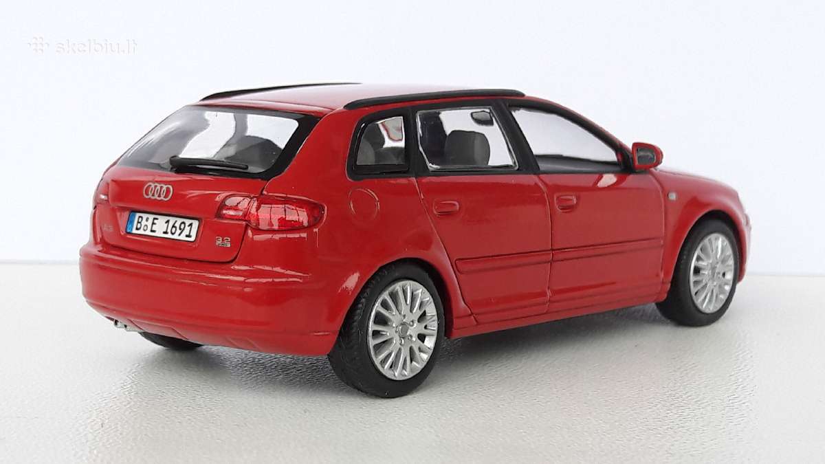1/43 modeliukai Audi A3 Mk2 2005-2008 Sportback - nuotraukos Nr. 4