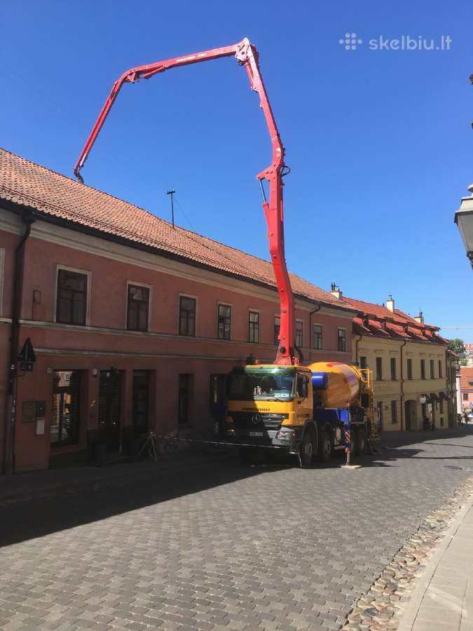 Betono siurblio 24m,26m,28m,31m,38m paslaugos - nuotraukos Nr. 17