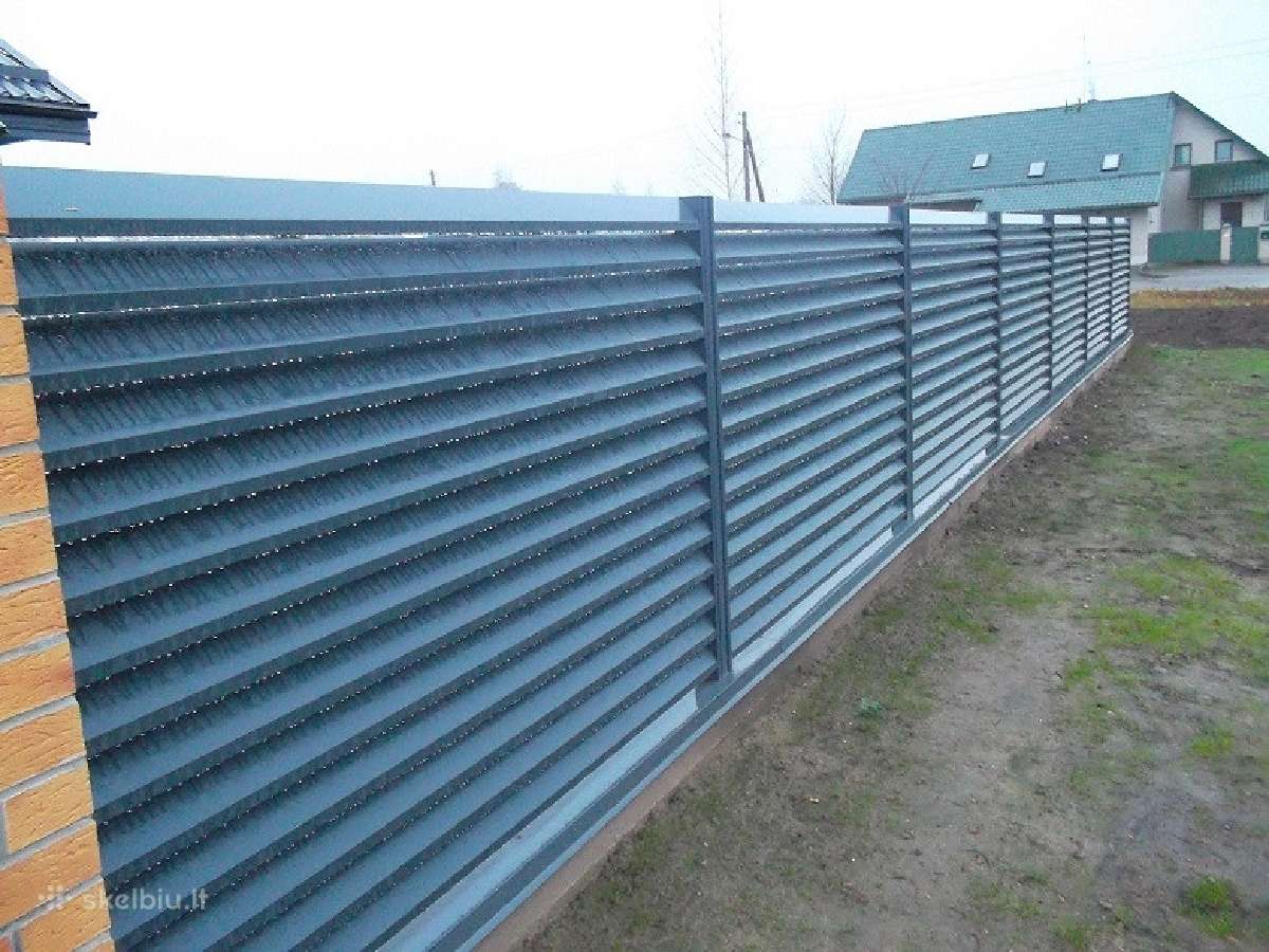 Rombas "žaliuzinės" tvoros vartai visoj Lietuvoj - nuotraukos Nr. 6
