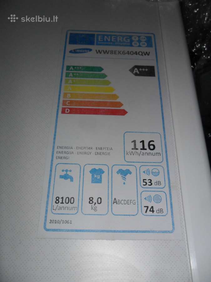 Samsung 8kg Su Papildomom Durelem - nuotraukos Nr. 9