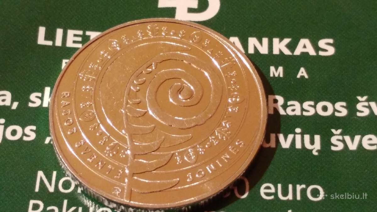 1.5 euro moneta Joninės - Rasos šventė
