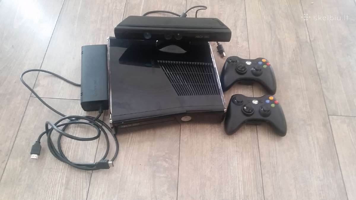 Xbox 360 slim Atristas, Rgh, Kinect, 2 pulteliai | Skelbiu.lt Xbox 360 slim Atristas, Rgh, Kinect, 2 pulteliai