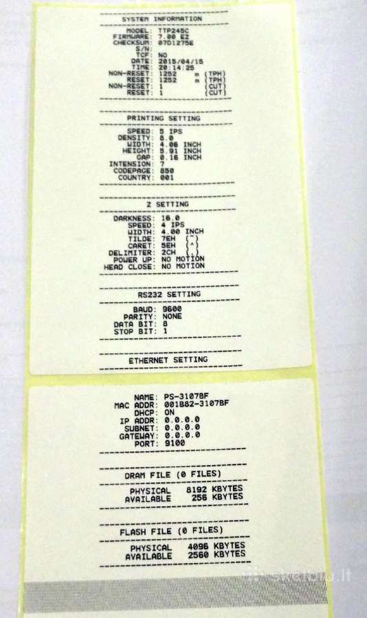 Tsc Ttp245c, Ttp343c, Da200 lipdukų spausdintuvai - nuotraukos Nr. 5