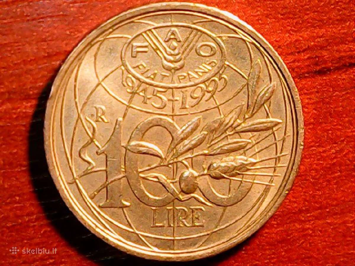 Italija 100 lirų, 1995