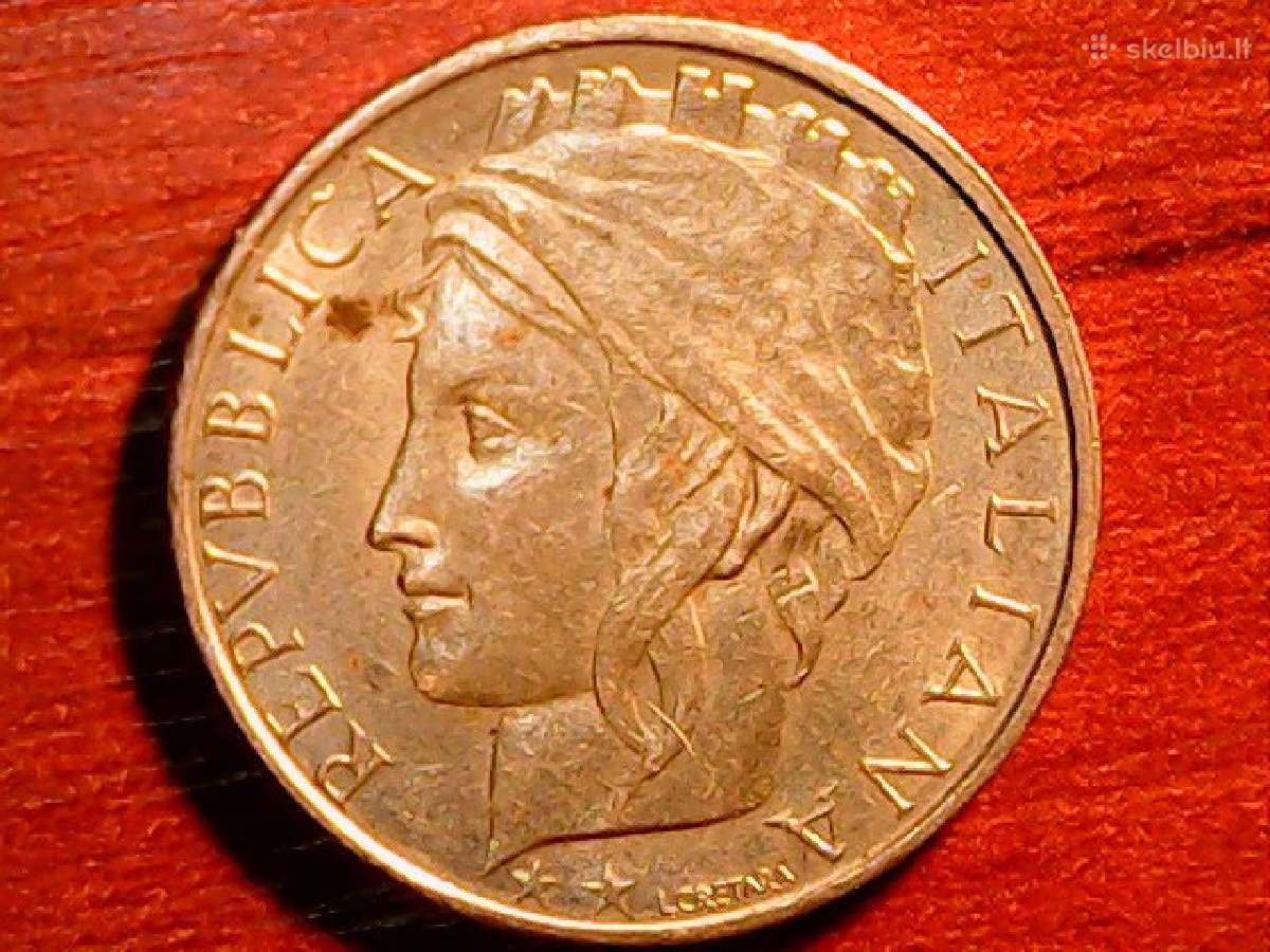 Italija 100 lirų, 1995 - nuotraukos Nr. 2