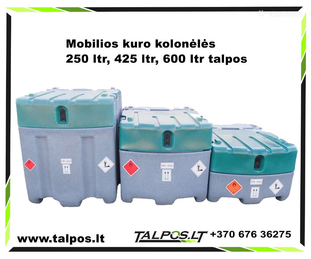 Mobilios talpos kurui, Adblue talpyklos, kolonėlės - nuotraukos Nr. 13