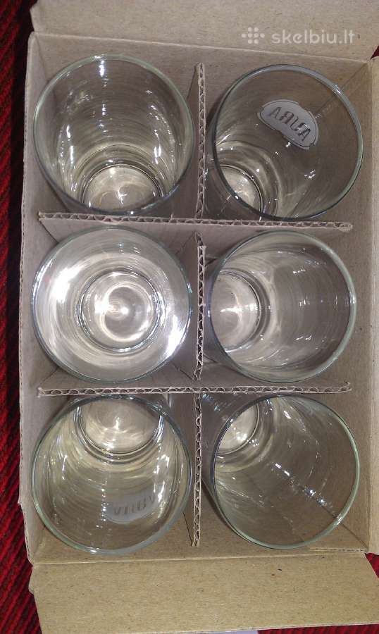 Naujos stiklinės sulčių "aura"talpa 200 ml. - nuotraukos Nr. 2